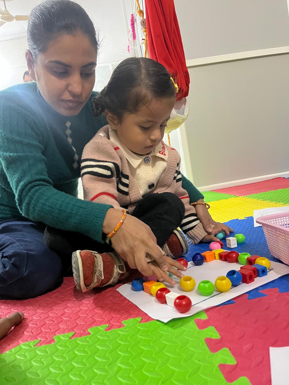 Speech therapy session at Blooming Words Sector 82 Gurgaon
